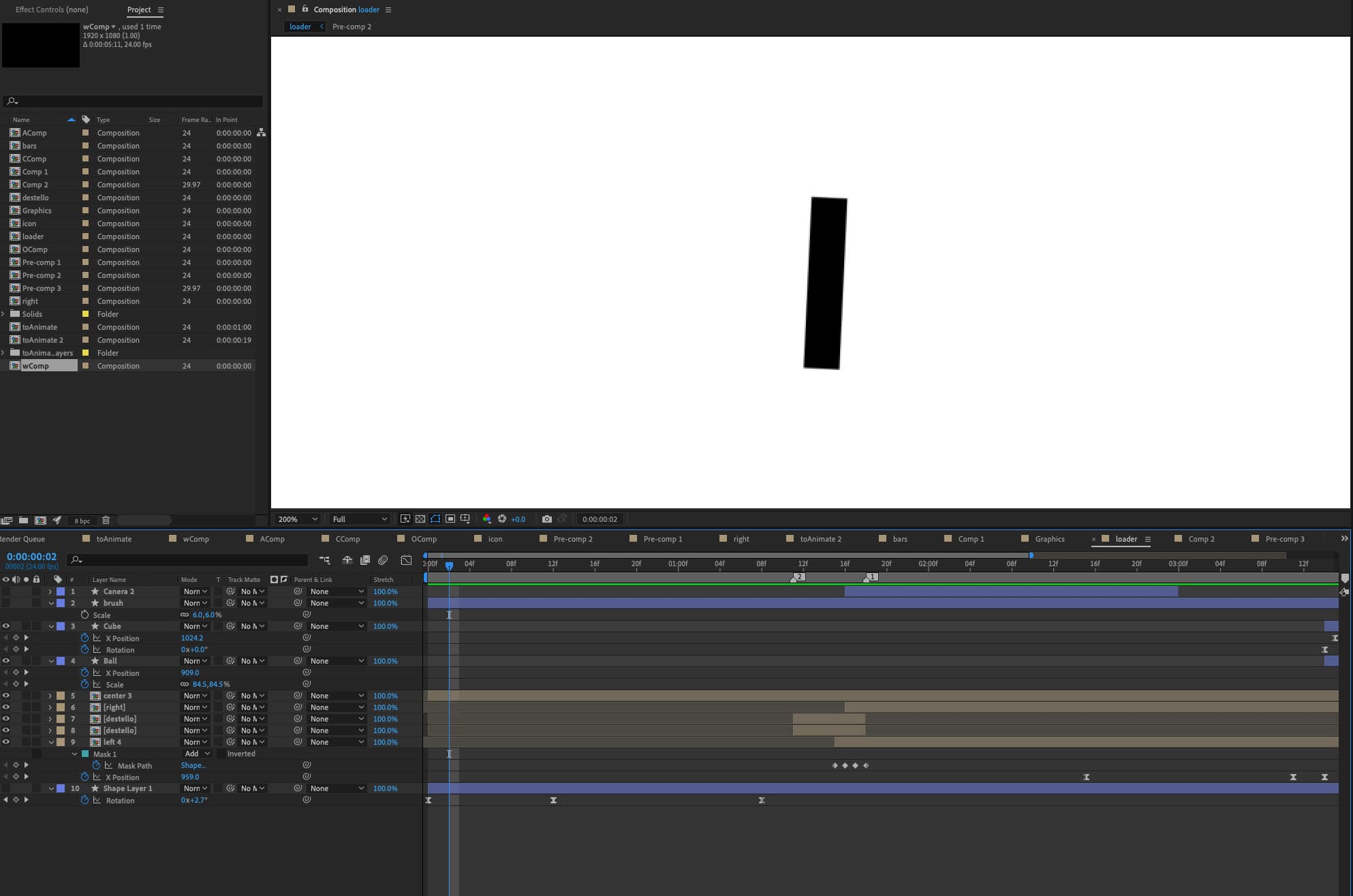 After Effects step 1
