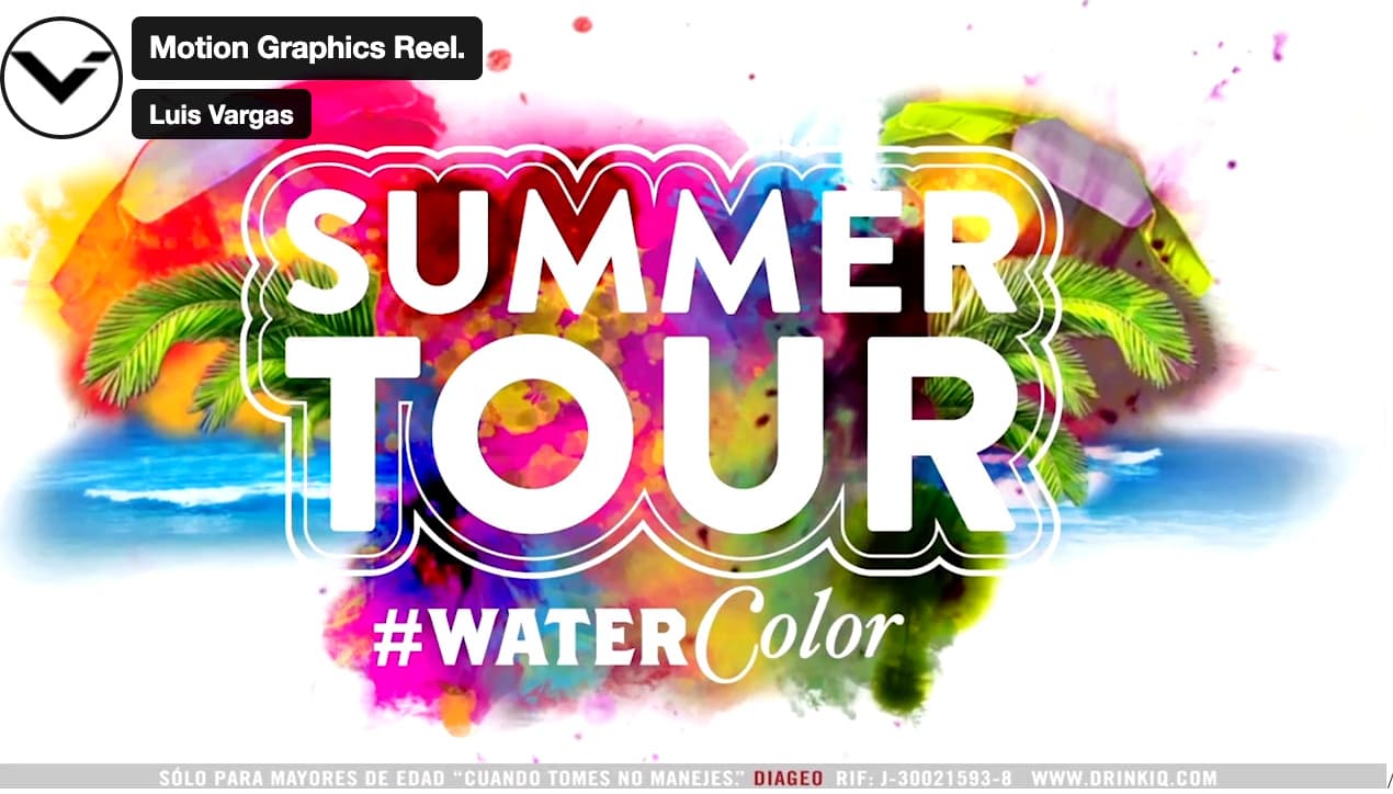 Summer tour motion graphics