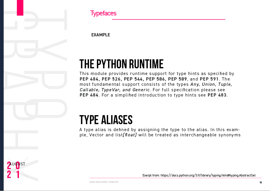 Aprime typography system