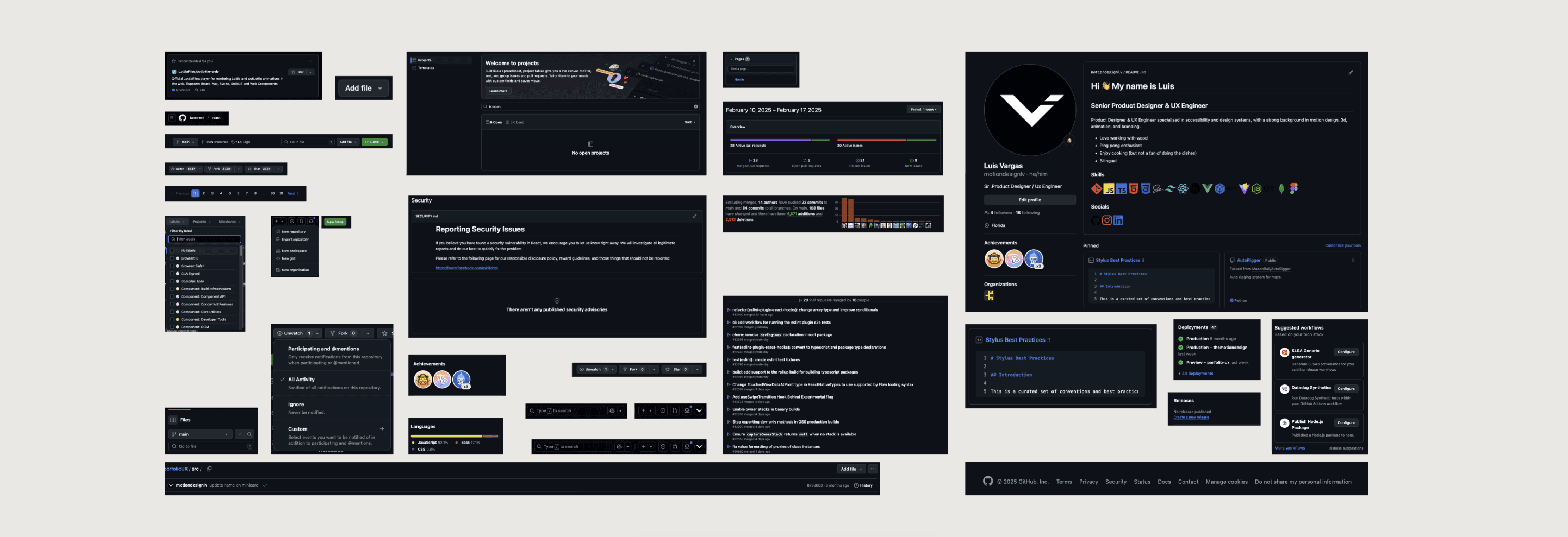 Interface inventory overview